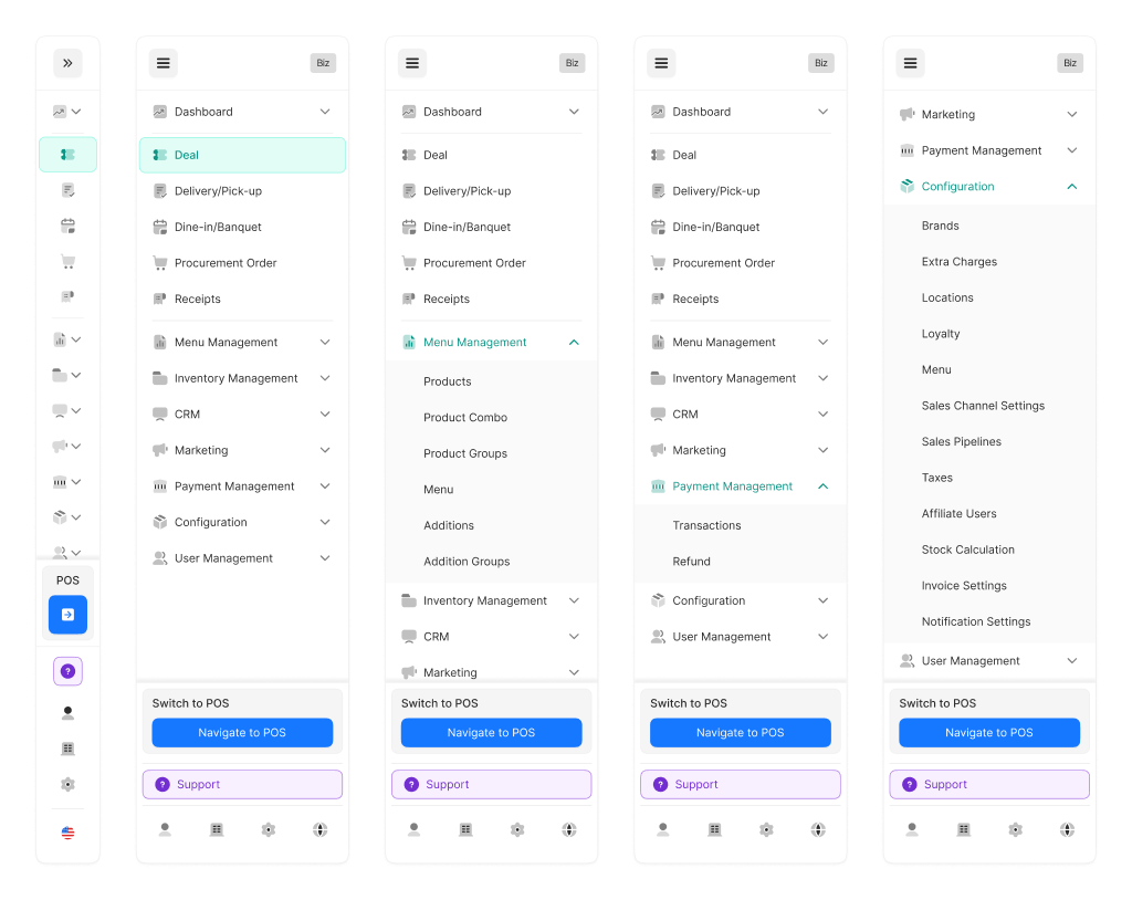 Design System — Sidebar Demo