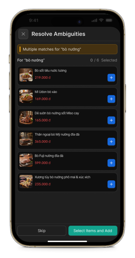 POS smart note — step 4